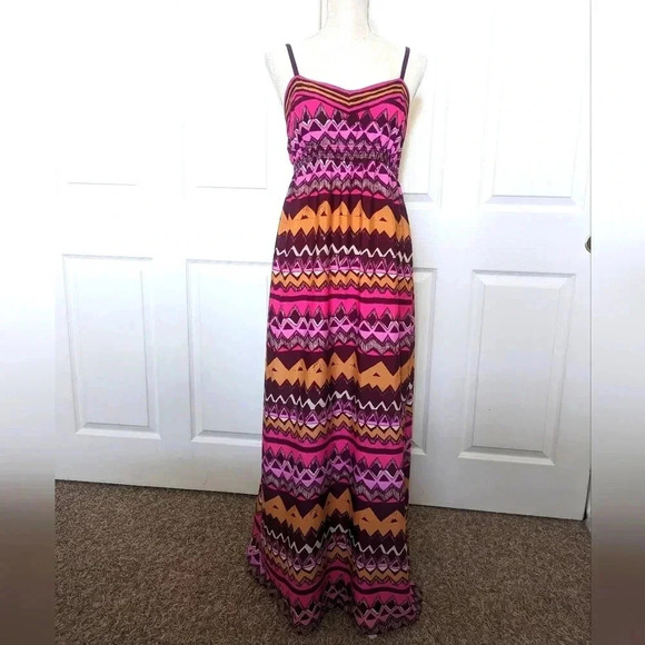 LOFT Geometrical design Maxi Dress - Picture 2 of 7